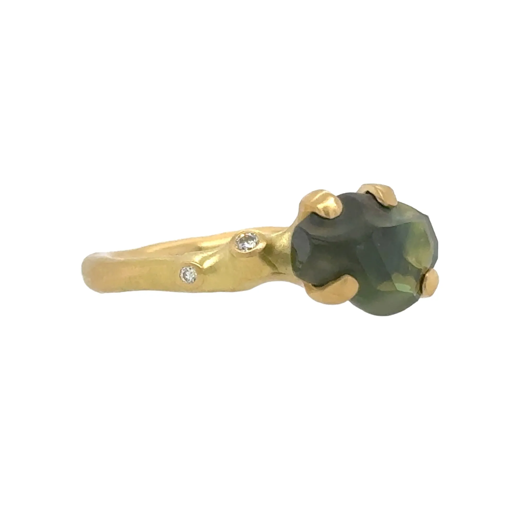 Sapphire Rough Luxe Ring - Johnny Ninos