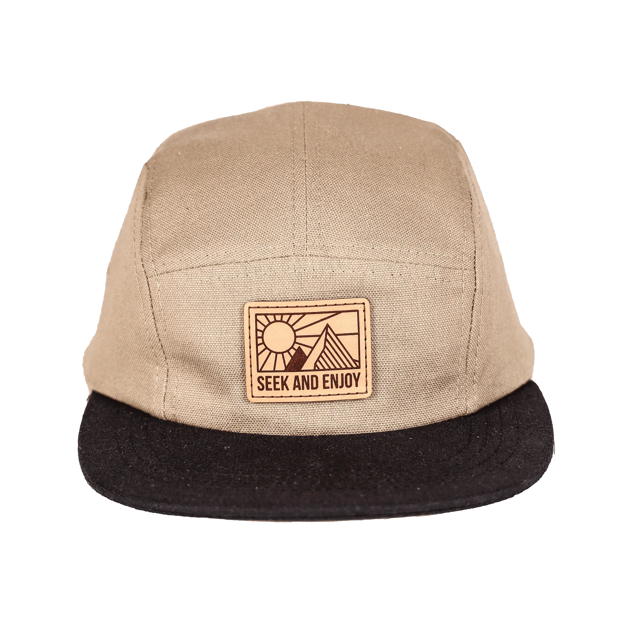 Seek and Enjoy Hemp Camp Cap | Tan