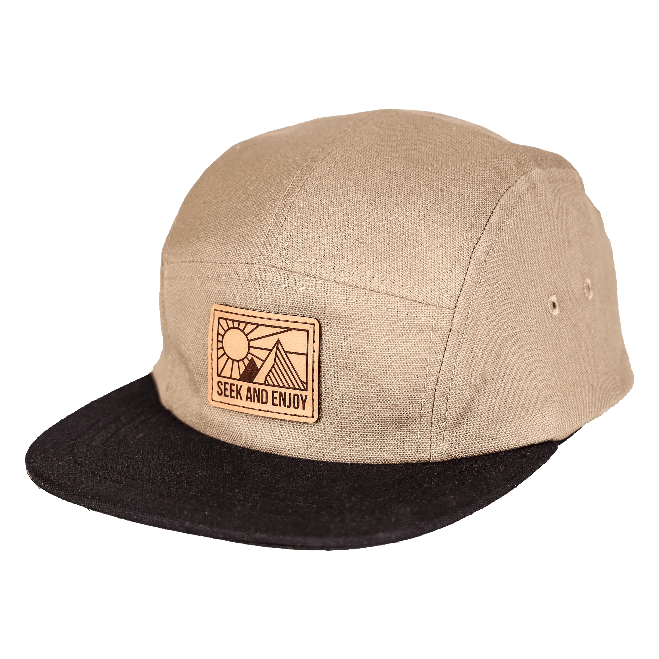 Seek and Enjoy Hemp Camp Cap | Tan