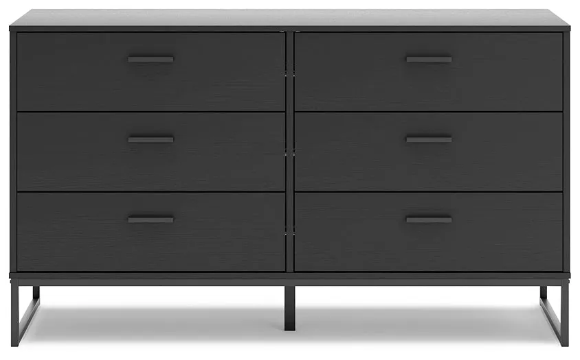 Socalle Queen Panel Headboard with Dresser and 2 Nightstands