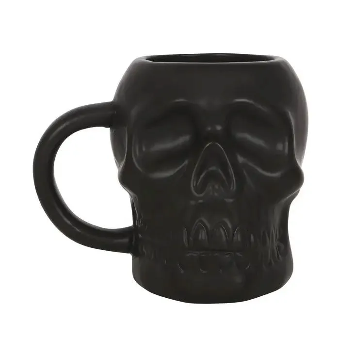 Something Different | Matte Black Skull Mug