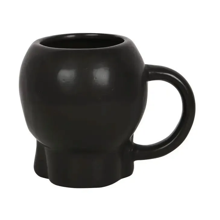 Something Different | Matte Black Skull Mug