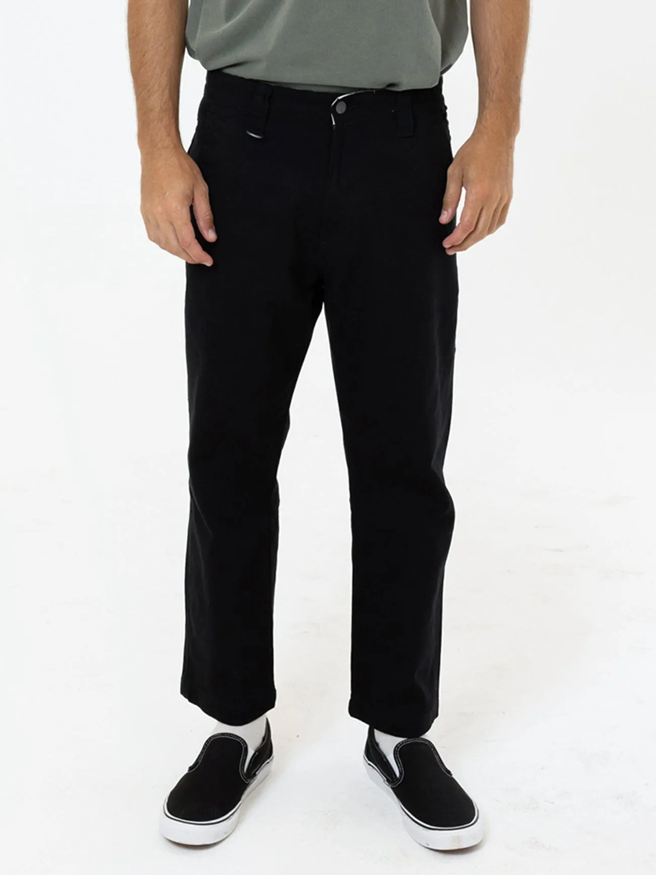 Thrills Union Work Chino - Black