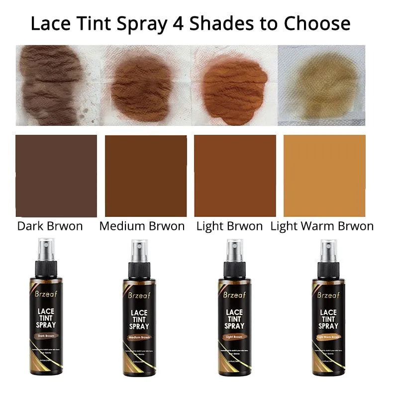 Trendy Tint Spray For Lace Wigs, And Closure Frontals