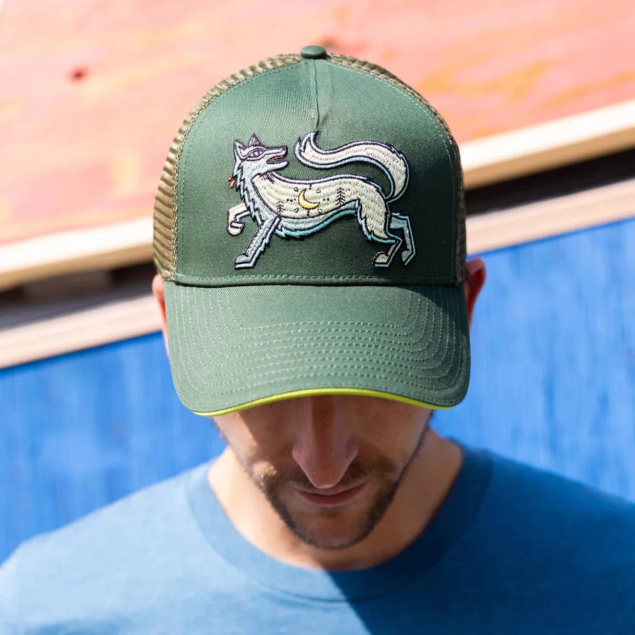 Wolf Trucker Hat