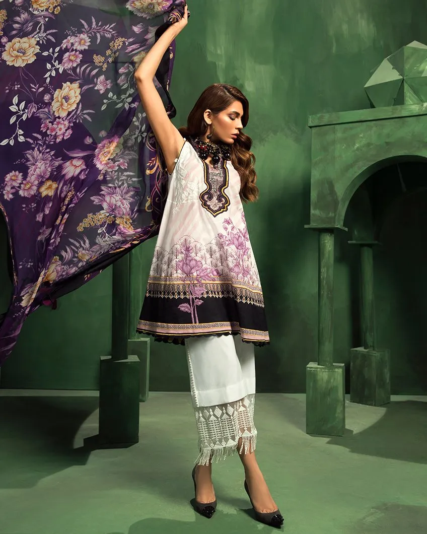 Zaha by Khadijah Shah – 2pc Lawn Collection – Simone (ZL-10B)